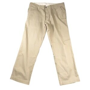 Columbia Pants Mens 38x30 Khaki Chino Straight Leg Cotton Casual Outdoor